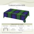 thumbnail image 6 of Rectangle Table Cloth, Scottish Clan Gunn Tartan Plaid Resistant Washable Tablecloth Decorative Table Cover for Dining, Indoor and Outdoor, 6 of 6