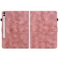 thumbnail image 7 of XYX for Samsung Galaxy Tab S10+/Tab S9 FE+/Tab S9+ Plus Case, PU Leather Slim Folio with Multi-Angle Stand - Pink Lily Flower, 7 of 7