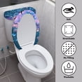thumbnail image 4 of HELLHERO Holiday Toilet Lid Cover and Toilet Tank Lid Cover of 2 Piece Set Butterflies Adjustable Bathroom Toilet Cozy Set Dust-Proof Hotel, 4 of 8