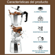 thumbnail image 3 of Cafetera Italiana Manual Expresso Moka 6 Tazas 300ml Xtellar Plateado, 3 of 3