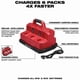 thumbnail image 2 of Cargador de baterías Milwaukee Tool M18 y M12 Rapid Charge Station, 2 of 3