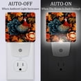 thumbnail image 2 of Thanksgiving turkey leaves Square LED Night Lights - Small, Portable Lighting for Any Room - Energy Efficient & Long-lasting - for Bedroom, Bathroom, and Hallway, 2 of 6