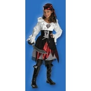Pirate Lass Caribbean Wench Buccaneer Girl Fancy Dress Halloween Child Costume