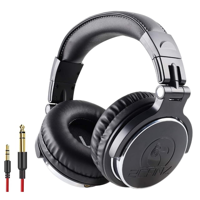 2CANZ 2ONE Auriculares Profesionales DJ con Cable, Over-Ear, Drivers de 50mm