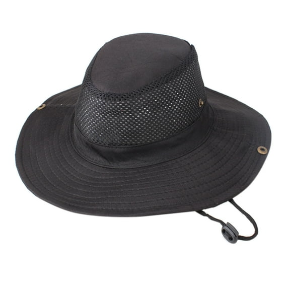 VISALY Cowboy hats Womens Sun Hats with UV Protection | Straw Hats for Summer Summer Fishing Sun Hat Outdoor Camouflage Mesh Sun Hats Sun Hats Packable Fishing Hats for Men Sun Protection, Medium