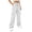 Lightgray, variant on Womens Cargo Sweatpants Baggy High Waisted Joggers Sweat Pants Athletic Pants with Pockets Casual Workout Pants