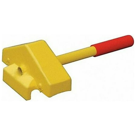 Manufacturer Varies Rail Car Wheel Chock,Steel,Yellow 22XW91