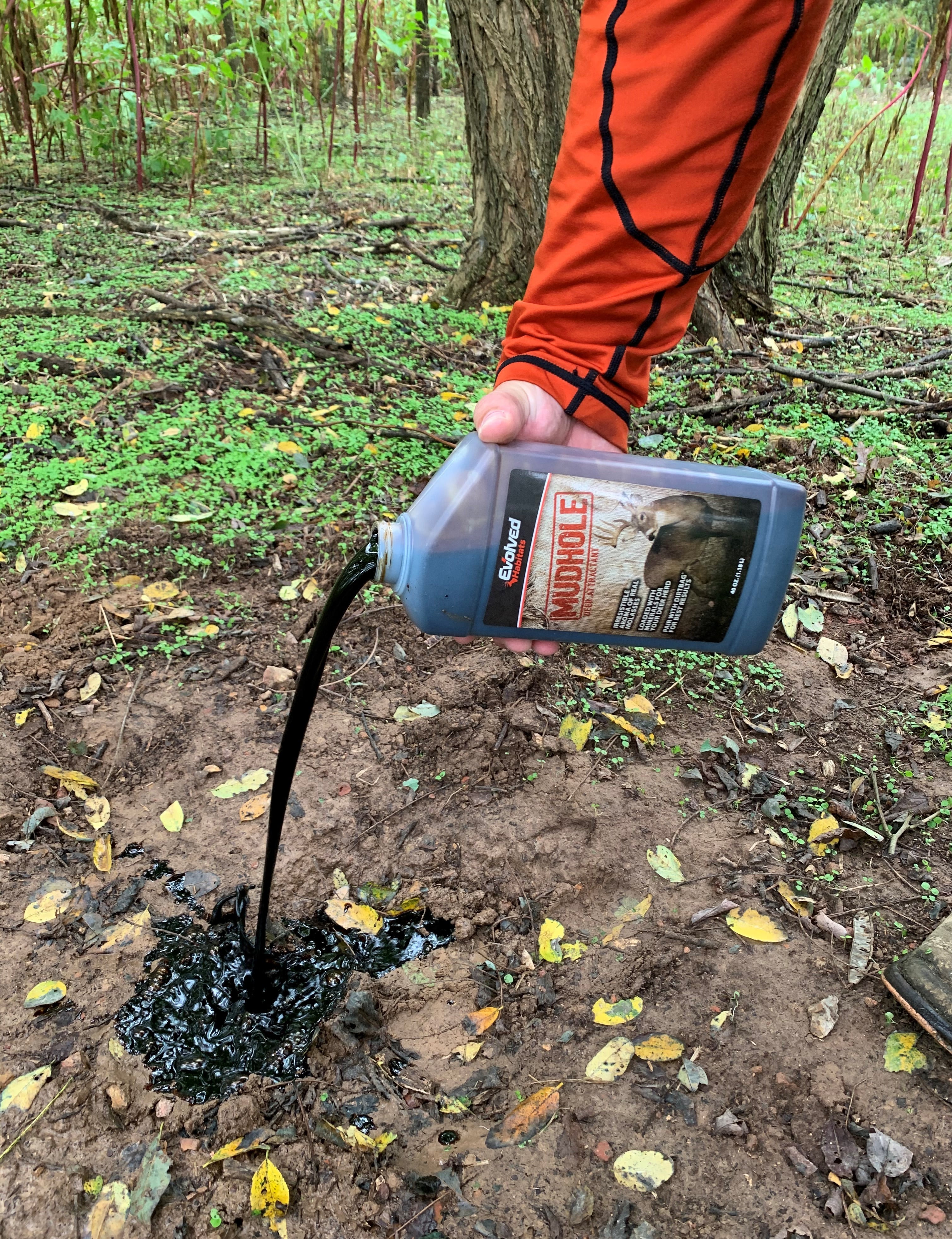 Evolved Habitats Molasses Flavored Mud Hole Deer Attractant, 40 oz
