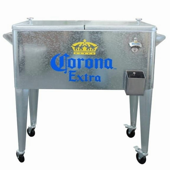 80 qt. All Galvanized Corona Cooler, Silver