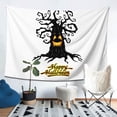thumbnail image 4 of YFYANG Cute Halloween Haunted Tree Pattern Tapestry, Bedroom Dormitory Living Room Decoration Tapestrys Wall Hanging , 80 x 60 in, 4 of 8