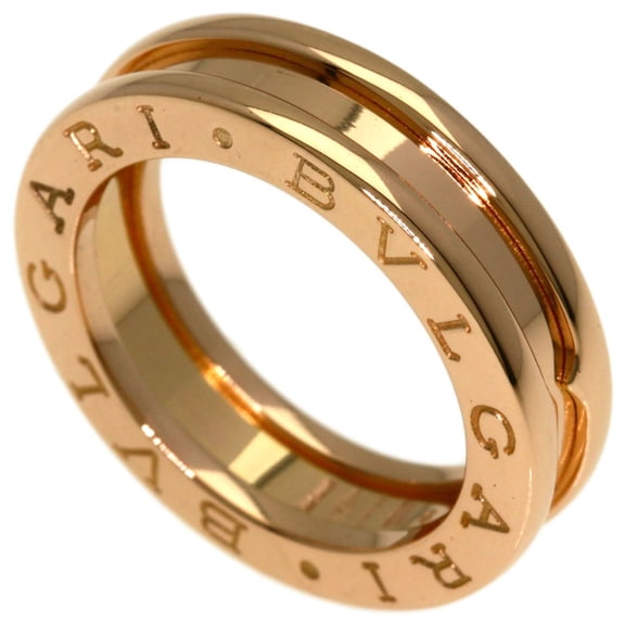 Pre-Owned BVLGARI B-zero1 1-band ring #46, 18K pink gold, women's.