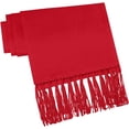 thumbnail image 2 of Men's Formal Satin Scarf - Red, 2 of 2