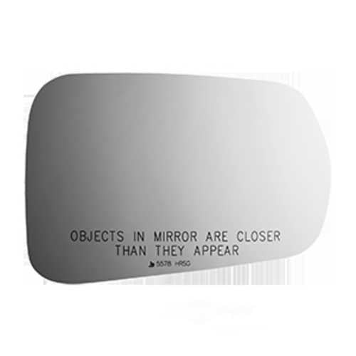 Burco Side View Mirror Replacement Glass with Motor Mount Plate - Clear Glass - 5578HRSG