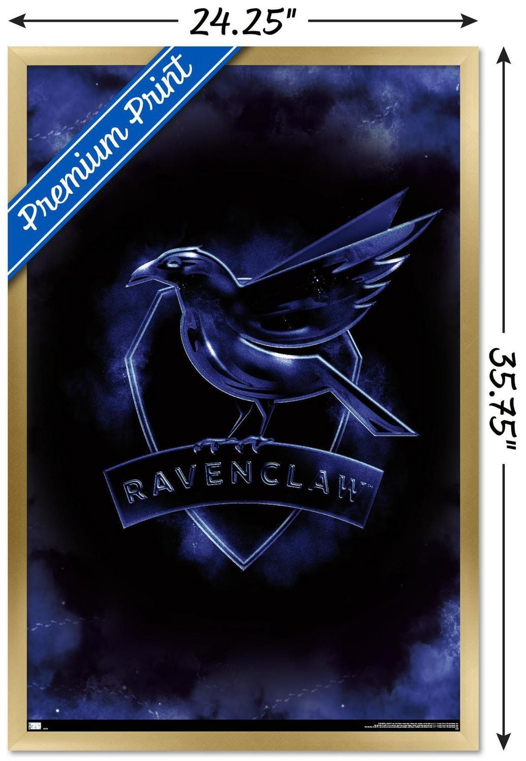 Harry Potter - Ravenclaw Crest Magic Wall Poster, 22.375" x 34"