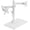 White, variant on VIVO Dual Monitor Mount w/ Glass Base Stand for 2 Computer Screens up to 32"