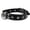 Black, variant on Grey Real Leather Red Spiked Dog Collar Spikes, 1.25" Wide. Fits 15.5"-20" Neck, Medium Breeds