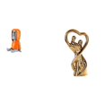 thumbnail image 1 of Estatua de la Isla de Pascua,Estatua de la Isla de Pascua,cabeza de moai,decoración,Estatua de pareja,Figura de pareja,arte moderno,artesanía,regalo de boda,Escultura de pareja para, 1 of 8