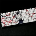 thumbnail image 6 of Plums Blossom Themed PBTs Keycaps Original Profile Dyes Sub Side Print For 61 64 68 ANSI ISOs Mechanical Keyboards, 6 of 20