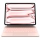 thumbnail image 1 of Funda con teclado CHESONA para iPad Pro 13 2024 con panel táctil rosa, 1 of 8