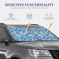 thumbnail image 4 of Bingfone Wls And Flowers Windshield Sun Shade 2-Piece Foldable Car Front Window Sunshade for Most Sedans SUV Truck - Medium, 4 of 7