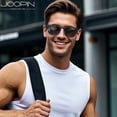 thumbnail image 4 of Joopin Polarized Square Sunglasses Men, Trendy Large Sun Glasses Women UV400 Protection, Designer Sports Sunnies Shades, 4 of 9