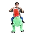 thumbnail image 2 of Inflatable Dinosaur Costume, Fast Inflation Polyester Blow Up Dinosaur Costume  for Holiday, 2 of 7