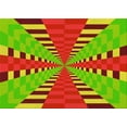 thumbnail image 1 of Ahgly Company Machine Washable Indoor Rectangle Transitional Red Area Rugs, 2' x 3', 1 of 7