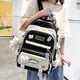 thumbnail image 5 of Bolso Mochilas de lona de 5 uds., alfileres con insignia, Mochilas colgantes, Mochilas de trabajo de viaje de Color Hit, 5 of 8