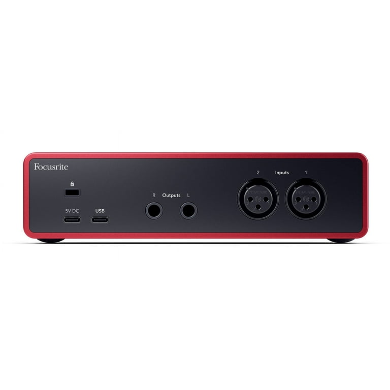 Focusrite Scarlett 2i2 4th Gen Studio Recording USB Audio Focusrite Scarlett 2i2 4th Gen Studio Recording USB Audio