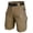 Brown, variant on Tactical Work Shorts for Men Outdoor Casual Military Combat Hiking Cargo Shorts with Multi-Pocket (No Belt) Brown 2xL