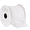 White, variant on (3 pack) Offray Ribbon, White 1 1/2 inch Wired Edge Sheer Sheer Ribbon, 9 feet