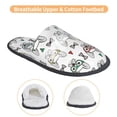 thumbnail image 3 of Balery Cute French Bulldog Pantuflas de Casa de Felpa Silenciosas con Diseño Estampado, Zapatillas Cómodas Antideslizantes de Algodón para Interior-Medium, 3 of 8