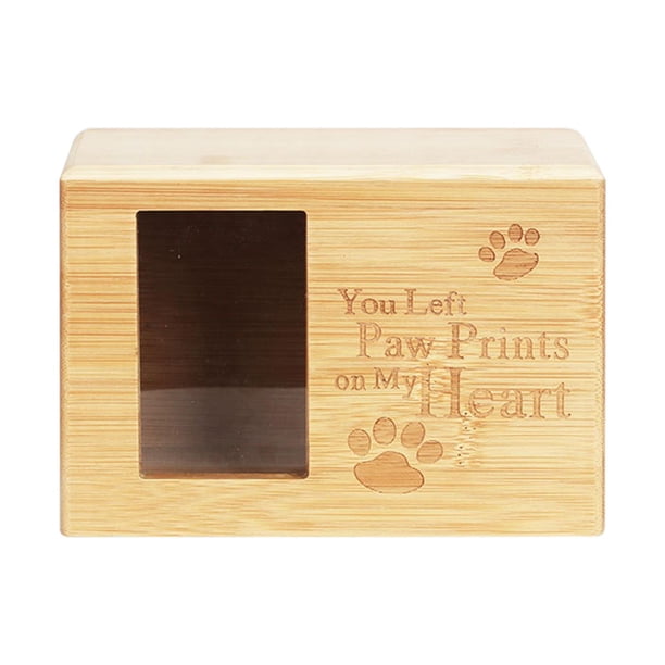 Urnas para mascotas para perros y gatos, urnas de cremación para mascotas, recuerdo conmemorativo de madera para mascotas, urnas para cenizas de gatos. B