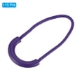 thumbnail image 3 of Zipper Pulls Replacement, 15 Pack Extension Cord Handle Plastic U-Shape Tab Tag Extender for Luggage Backpacks Jackets, Dark Purple, 3 of 5