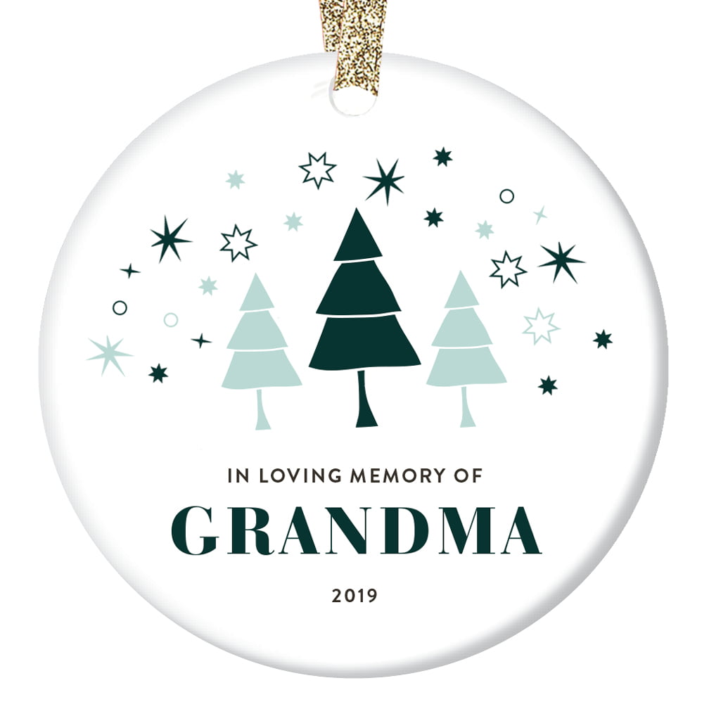 NANNY NAN NANA GRANDMA LOVING MEMORY CHRISTMAS TREE DECORATION XMAS CARD GIFT