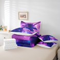 thumbnail image 5 of Feelyou Unicorn Print Bedding Comforter Set 7-Piece, Mystic Starry Sky King Bedding Sets, Dreamy Animal Bed Sheets, Microfiber Bedroom Decor, 5 of 7