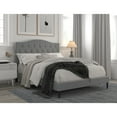 thumbnail image 1 of Mason Tufted Upholstered Platform Bed Grey - Full, 1 of 5