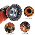 thumbnail image 3 of Cup Brushes For Angle Grinders, 4pcs Steel Disc Brushes, Cone Brushes, 3 of 5
