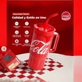 thumbnail image 2 of Termo de acero inoxidable color rojo de 1.2 litros, Coca Cola, 2 of 6