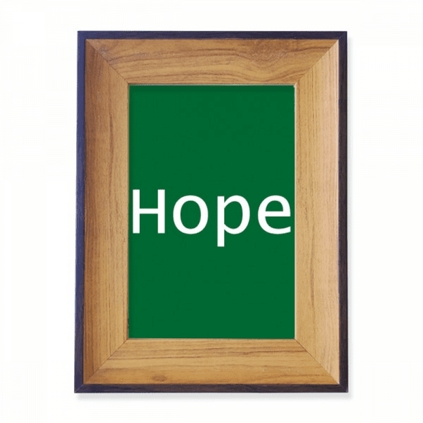 Hope Word Inspirational Quote Sayings Photo Frame Exhibition Display