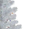 thumbnail image 3 of Northlight 3' Pre-lit White Iridescent Pine Artificial Christmas Tree - Multi Lights, 3 of 6