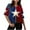 Style 10, variant on GERsome 4th of July T-Shirt for Women American Flag Short Sleeve Crewneck Tshirt USA Flag Stars Stripes Patriotic Graphic Tee S-3XL