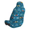 thumbnail image 2 of Fuzoiu Construction Trucks Print Elastic Car Seat Covers, Seat Cover Protector,Universal Fit Interior Covers for Most Cars,Washable Seat Cover Non Slip for SUV,Sedan,Van, 2 of 5