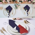 thumbnail image 2 of Blue Red White Texas Flag with Star,Cloth Napkins,Minimalistic Geometric Stripe Washable and Reusable Dinner Napkins Set of 8,Table Napkin for Kitchen Party Birthday Wedding Hotel 20"x20", 2 of 8