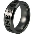 thumbnail image 2 of Silver Tungsten Line Chef Ring, 2 of 5