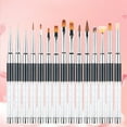 thumbnail image 4 of Happydeer Nail Liner Brush Handheld Ergonomics Handle Ultra Thin Glitter Brush Powder Nylon Gradient Pen Nail Art Brush for Manicure, 4 of 13