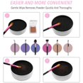 thumbnail image 4 of Qianli 3 Pieces Makeup Brush Cleansing Sponge, Brush Color Removal Sponge, Remove Color From Shadow Brush, 4 of 5
