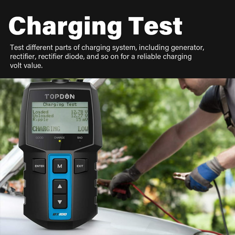 Topdon BT100W is a Battery Tester