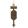 thumbnail image 4 of Meyda 120202 6 in. Nordic Wall Sconce, Chocolate, Beige & Gold, 4 of 6
