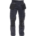 thumbnail image 4 of Men’s Heavy Duty Work Pants – Cordura Knee Utility Trousers for Construction with Multiple Pockets Navy, 4 of 6